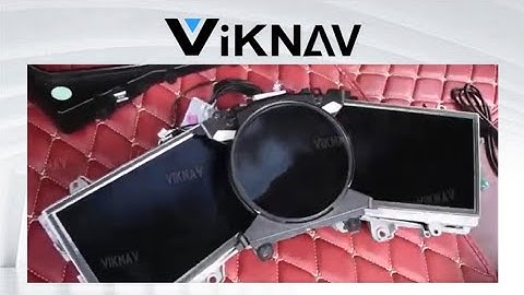 Viknav for Porsche Cayenne 2018-2023-Install  : Digital  Cluster  Car Instrument  Cluster Screen