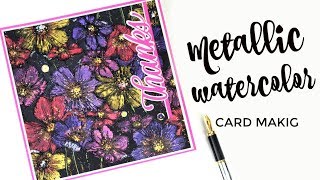 Easy Zig Gem Metallic Watercolor Paints for Card Making