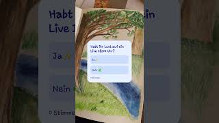 Abstimmung ✨️🎨 #tanjaerdinchen #art #artshorts #live #paintwithme