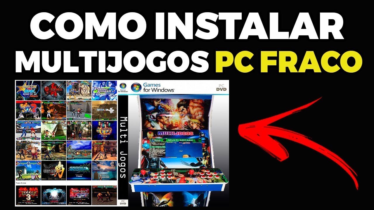 COMO INSTALAR A MELHOR MULTIJOGOS DE ARCADE (RODA EM PC FRACO) 