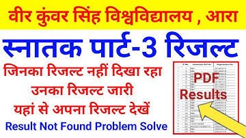Vksu Part 3 Not Found Results अभी किया जारी Vksu Part 3 Unpublished list आवेदन के बाद रिजल्ट सुधार