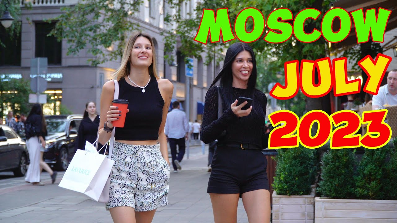 4K 🔥New walking❤️ tour of popular places in Moscow with beautiful young people