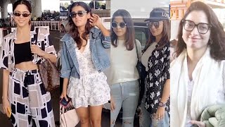 Tamannaah Bhatia, Seema Khan, Maheep Kapoor, Shalini Pandey And Sharvari Wagh Spotted At Airport