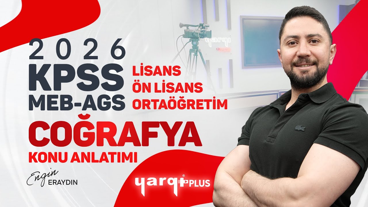38) 2026 KPSS - AGS COĞRAFYA ENGİN ERAYDIN TÜRKİYE'NİN BEŞERİ COĞRAFYASI - 5 (YERLEŞME -1)