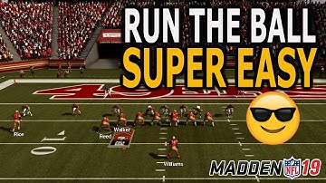 BEST RUN TIPS TO GET BIG YARDS AND STOP THE BLITZERS:: MADDEN 19 GAMEPLAY+TIPS+TRICKS