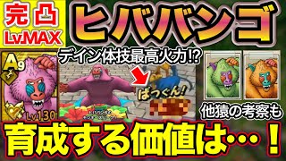 【ドラクエタクト】ヒババンゴ完凸Lv.MAX!魔獣特化特性は強いのか！？