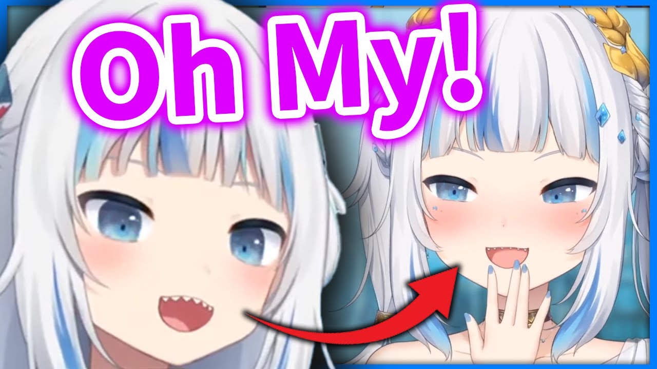 SHE GOT TOES!!! Gura's NEW OUTFIT in 50 Secs【Gawr Gura / HololiveEN】