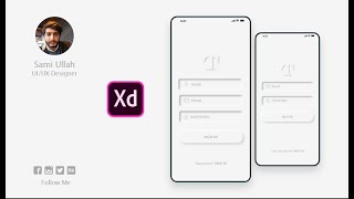 Soft UI LOGIN/SIGNUP UI DESIGN IN ADOBE XD - Trending 2020 #Neomorphism screenshot 1