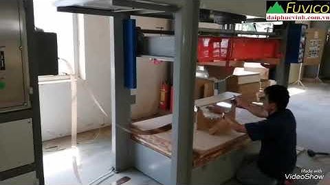 MÁY ÉP CONG CAO TẦN LÀM TỰA GHẾ PLYWOOD (1 TỦ CAO TẦN + 2 ÉP NGUỘI)