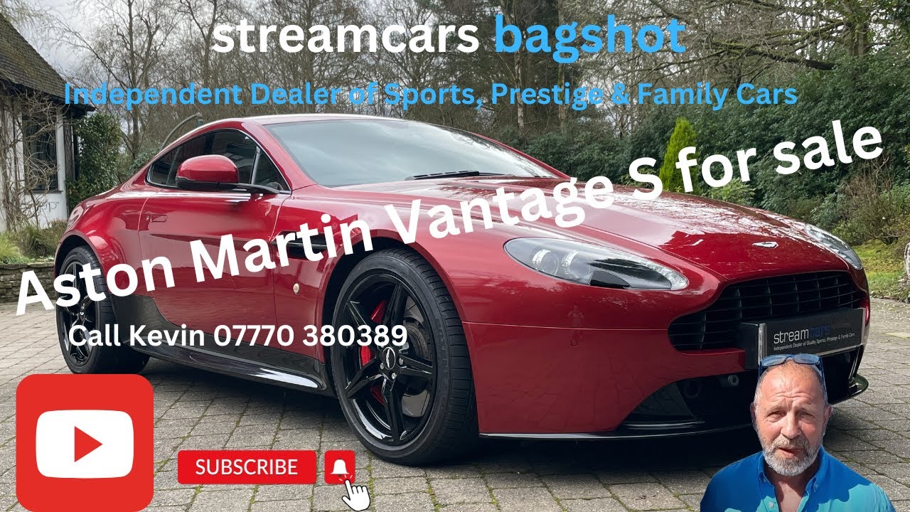 Aston Martin Vantage S for sale at Stream Cars Bagshot YouTube