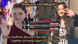 Becky Confirms She and Freen Will Start Appearing Together at Events Again in Early June!