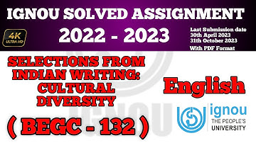 BEGC 132 SOLVED ASSIGNMENT 2022-23 IN ENGLISH | BEGC 132 SOLVED ASSIGNMENT 2023 | #BEGC132