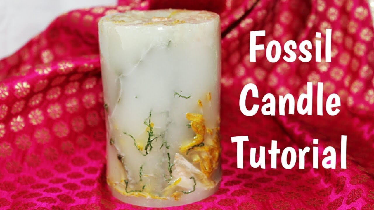 Fossil Wax Candle Tutorial YouTube