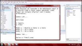 Details Aula Visual Basic 2008 - Relogio Digital 3 Modos Diferentes Update