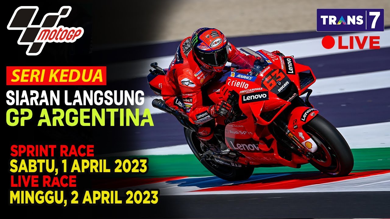 JADWAL SIARAN LANGSUNG SPRINT RACE MOTO GP MALAM INI SERI 2 2023 GP ...