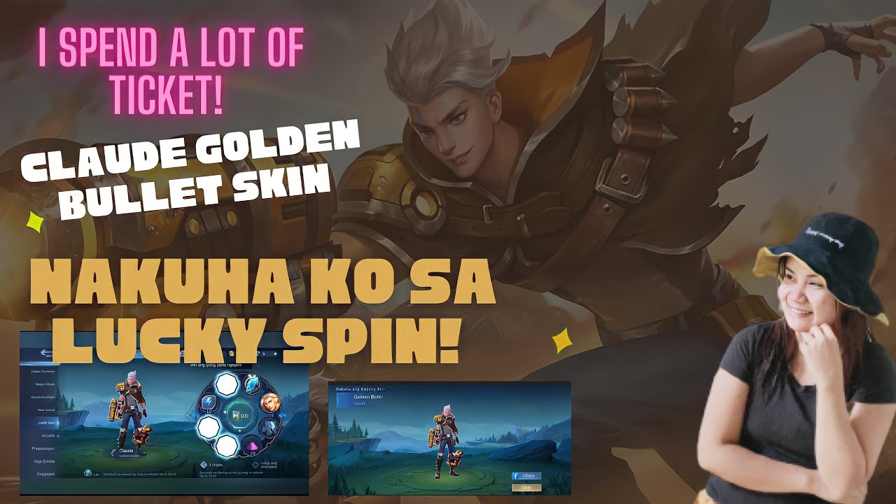 MOBILE LEGENDS LUCKY SPIN Golden Bullet skin mobilegends mlbb 