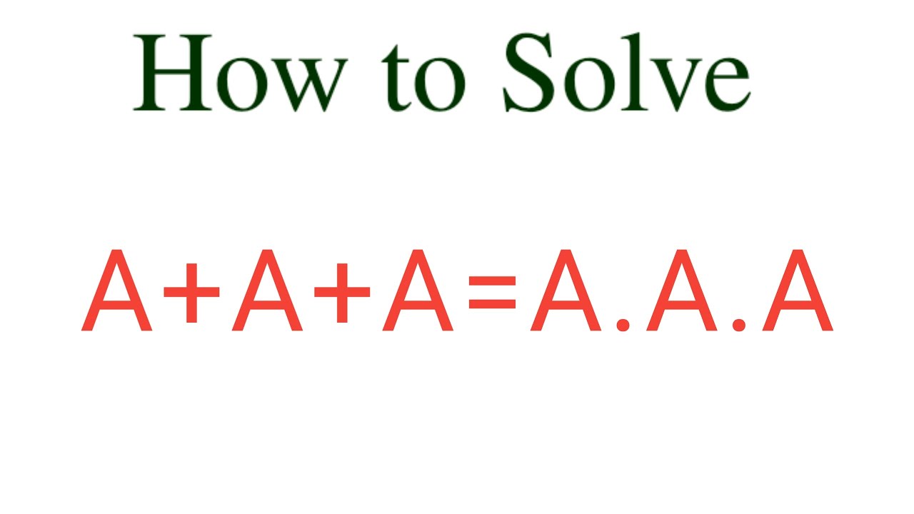 Math Algebra Trick! - YouTube