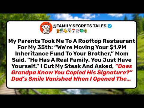 My Parents Told Me They're Taking My $1.9M Inheritance At My Birthday Dinner — Dad's Smile Died When