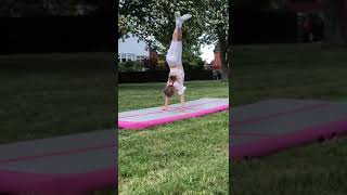 Straddle Lever to Handstand