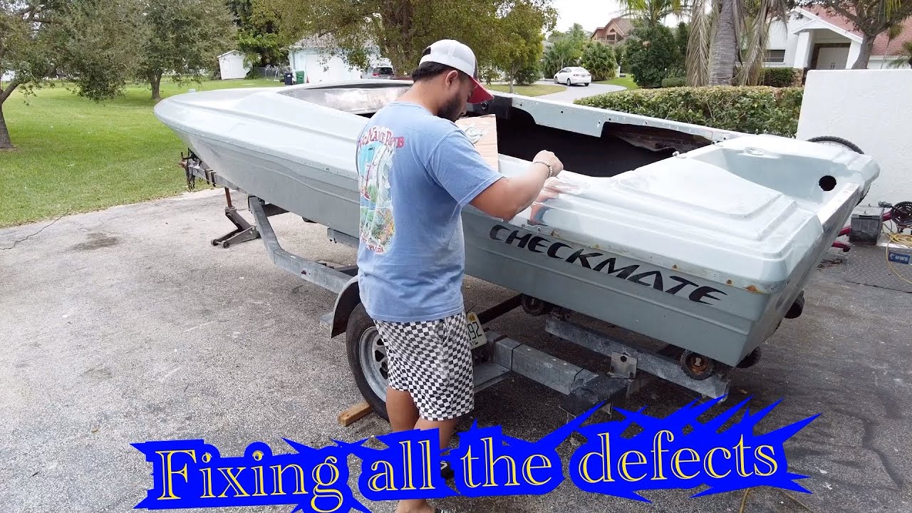 Fixing Stress Cracks On My Project Boat! YouTube