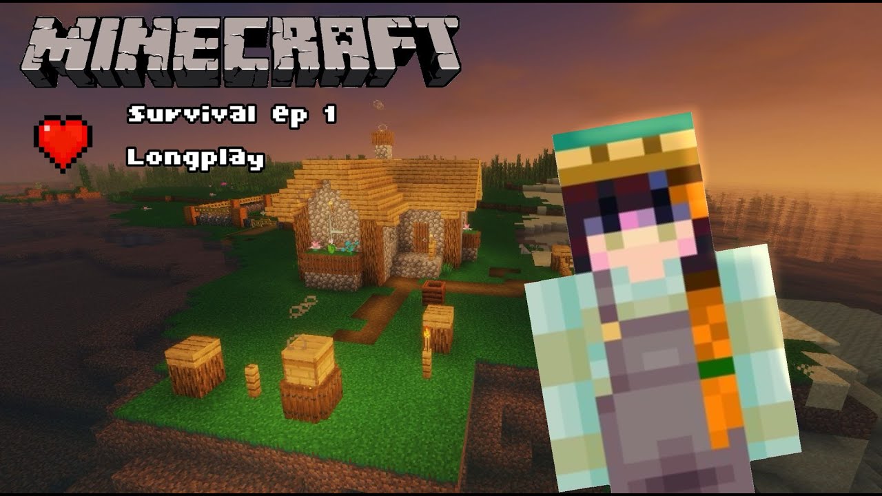 EP 1 | Minecraft survival | LONGPLAY NO COMMENTARY - YouTube