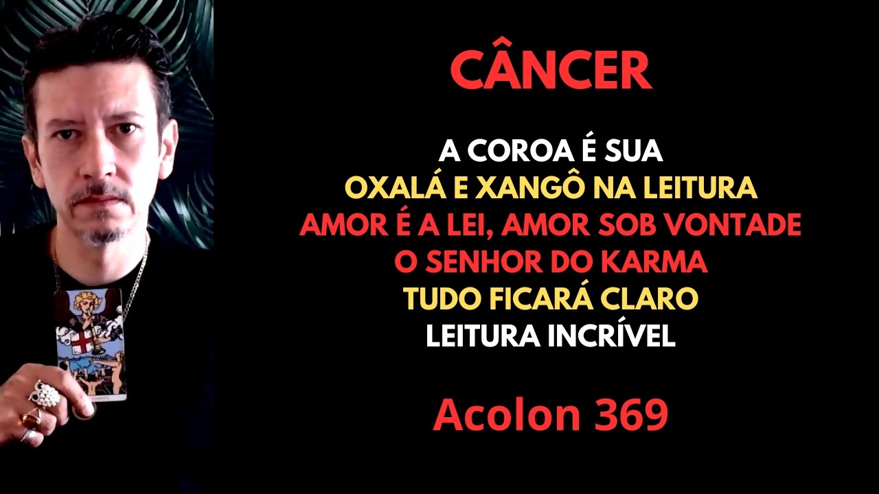 Câncer - Oxalá e Xangô na leitura #baralhocigano #tarot #cancer #signodecancer #magia #justiça #fe