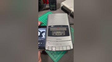 Creating my own Mixtape with a RadioShack CTR-121 #cassette #recorder #mixtape