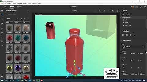 How to Insert Materials in Dimension cc | Adobe Dimension in Urdu & Hindi