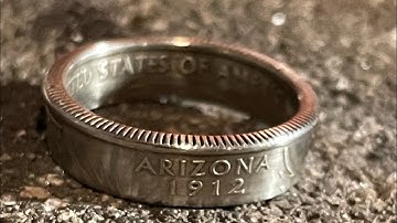 Arizona Quarter Coin Ring