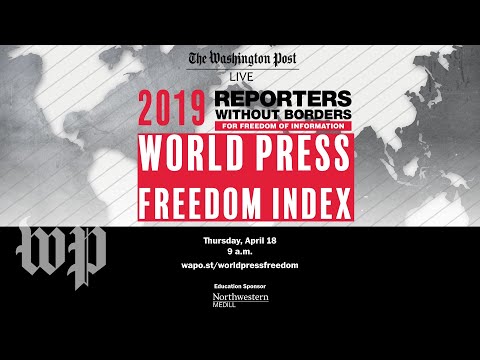 Reporters Without Borders Premieres 2019 World Press Freedom Index