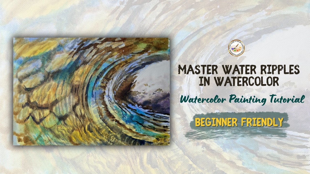 How to Paint Water Ripples | Watercolor Painting Step-by-Step - YouTube