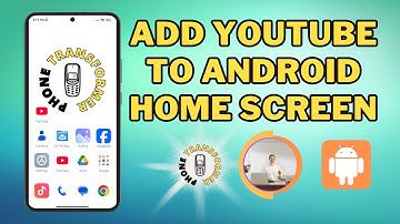 YouTube toevoegen aan het Android-startscherm