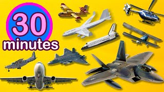 Aircrafts For Kids 🛩 ✈️ 🛫 🚁
