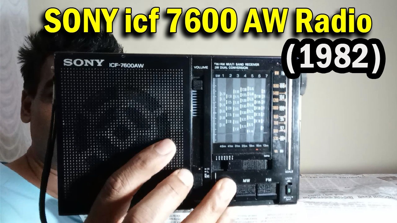 Sony ICF-7600A AM FM Shortwave Classic Radio (1982) - YouTube