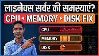 Linux Server Issues: Fixing CPU, Memory, and Disk Problems
