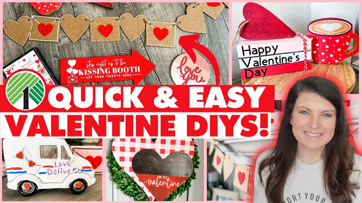 Cheap Valentine's Day DIY & Decor Ideas anyone can do! ❤️ Dollar Tree Valentine DIYs & Hacks 2023