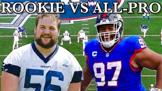 Cooper Beebe Vs Dexter Lawrence | Full Matchup OL Vs DL Net Worth