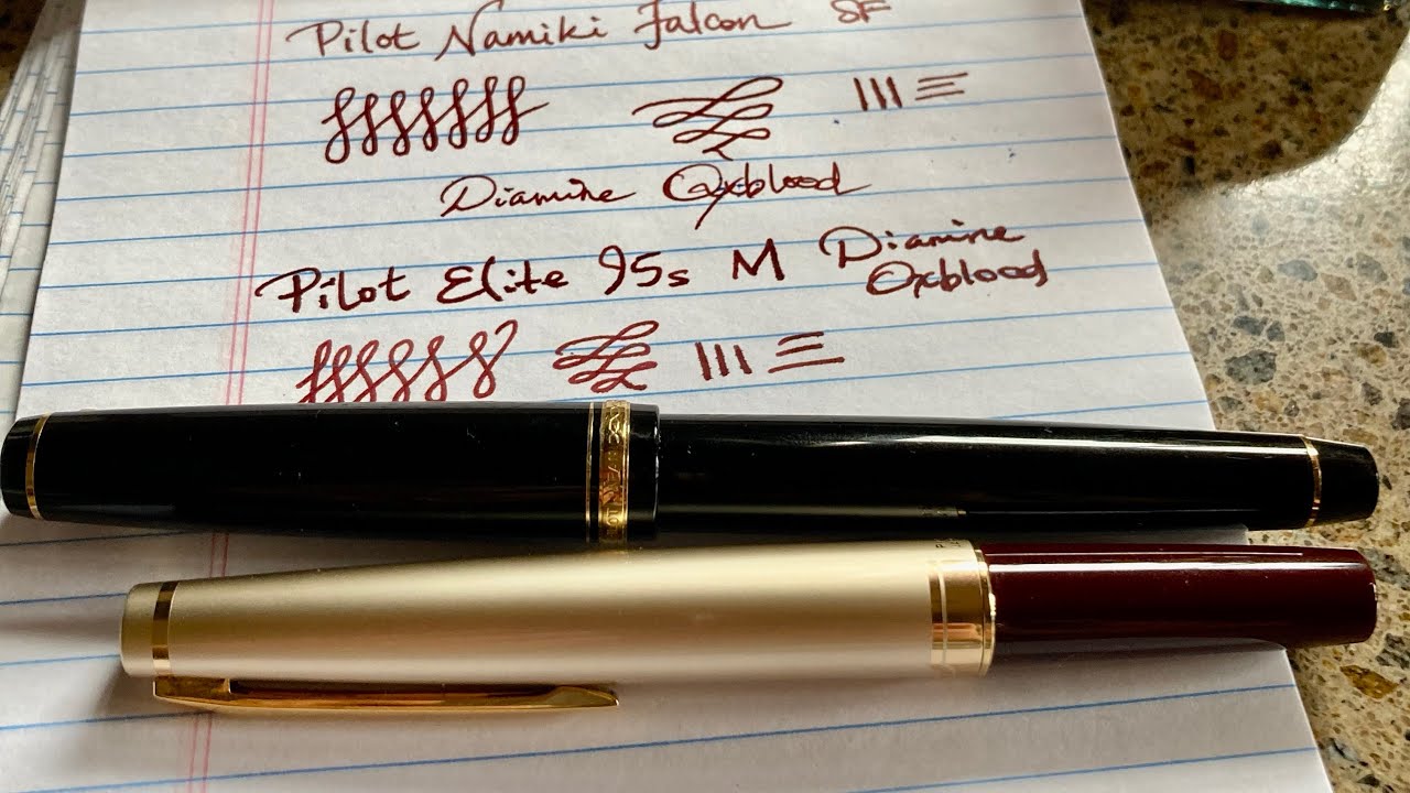 Pilot Elite 95s versus the Pilot Namiki Falcon