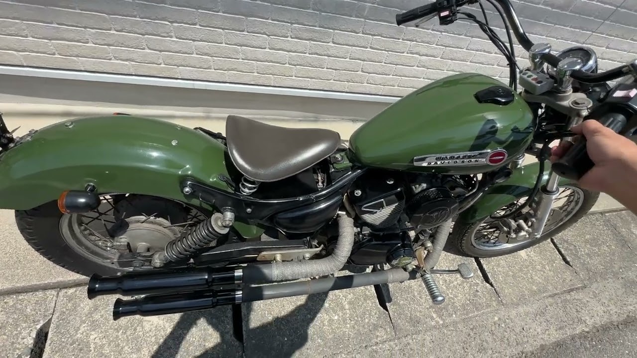 出品中 ビラーゴ250 エンジン始動 - YouTube