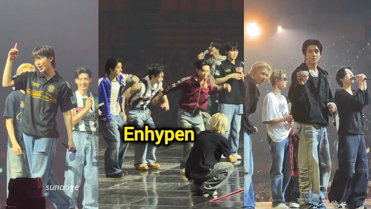 Enhypen Walk the line Final Concert in KSPO Dome Seoul today