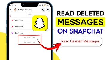 How to Read Deleted Messages on Snapchat 2025 | How to See Deleted Messages on Snapchat | Recover