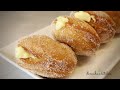 How to make Vanilla Custard filled Doughnuts I Step by step guide