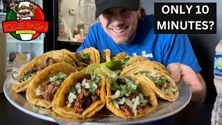 Que Pasa Taqueria's "Taco Challenge"