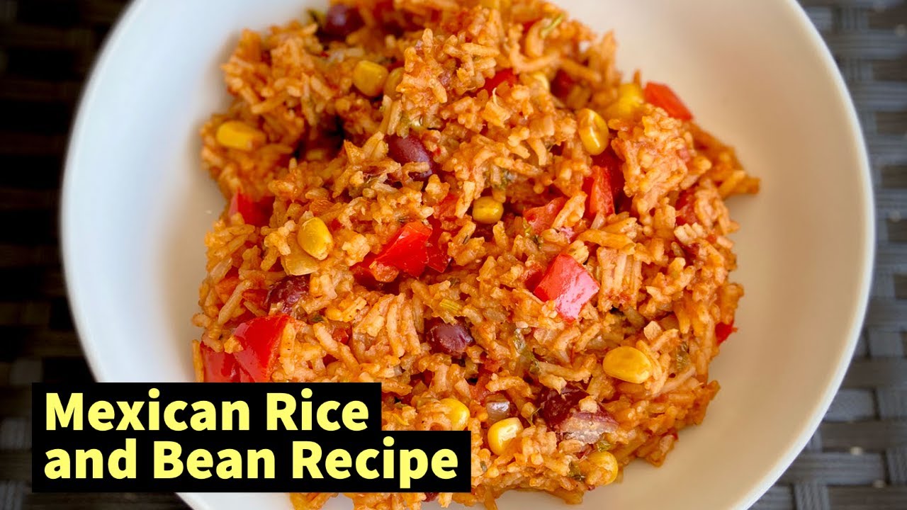 Easy Mexican Rice and Beans Recipe to cook at home by Taskeen 30