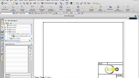 1.0 Titleblock border template - Siemens NX 8 Drafting Training - Titleblock - Mark as template