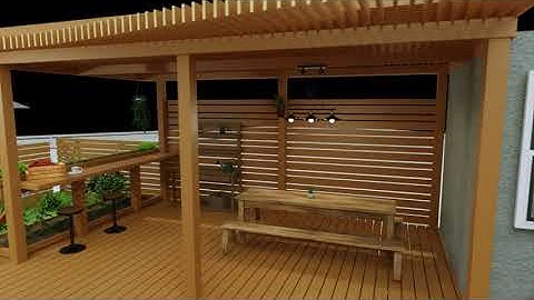 Backyard Design in Blender