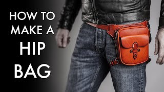 How to make a Hip Bag - Full Build Tutorial with Free Pattern for members