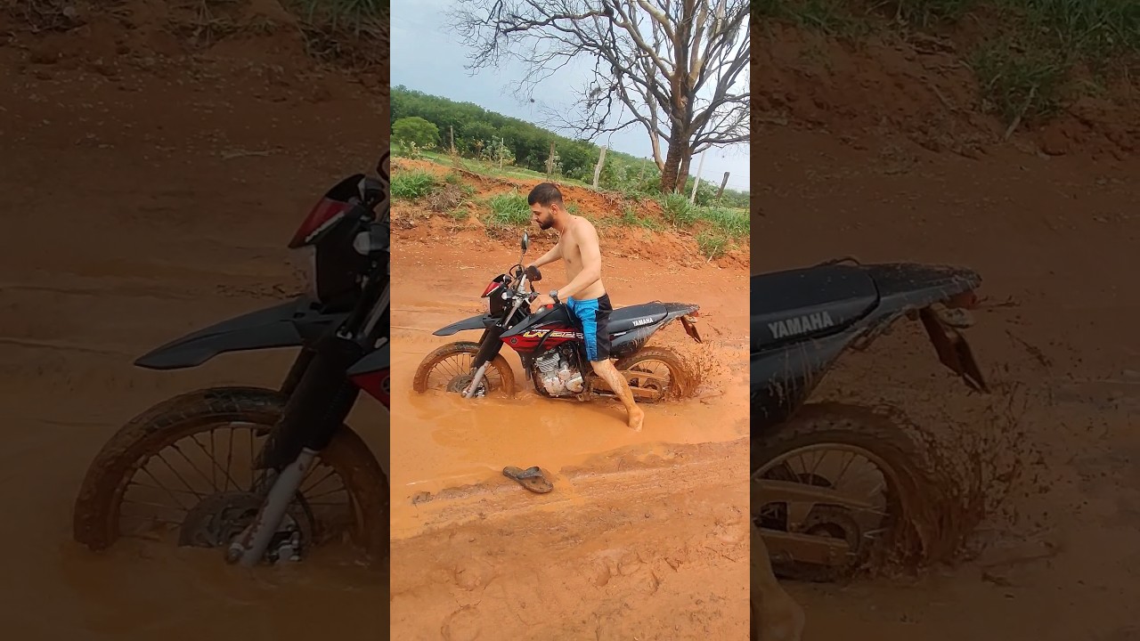 TESTANDO A LANDER 250 NA LAMA 