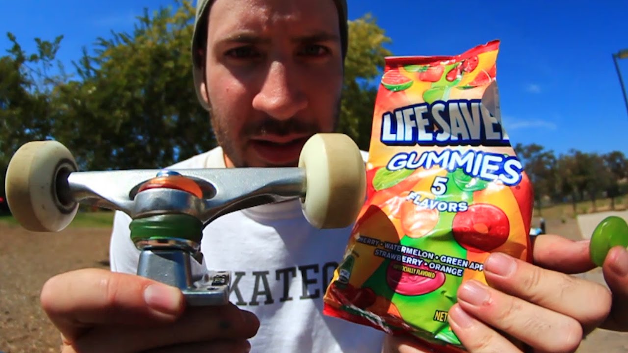 please cartoon LIFESAVER GUMMY BUSHINGS!
