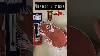 English Rhymes Hickory Dickory Dock  Easy Paper Craft Rat  How To Draw A Rat Or Mouse